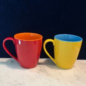 Mikasa Gourmet Basics Two Tone Mugs